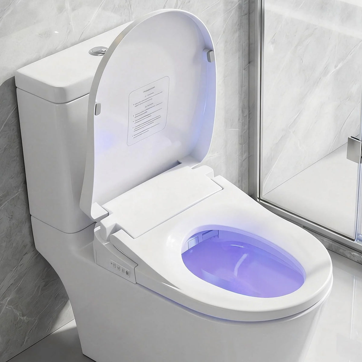 Electric Bidet Toilet Seat | Heated Dryer | Remote Control | Auto Wash