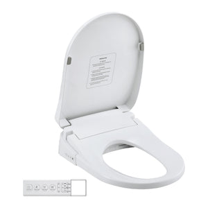 Electric Bidet Toilet Seat | Heated Dryer | Remote Control | Auto Wash