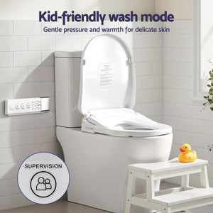 Electric Bidet Toilet Seat | Heated Dryer | Remote Control | Auto Wash