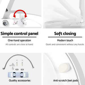 Non Electric Bidet | Toilet Seat Cover | Auto Smart Water Wash | Dry