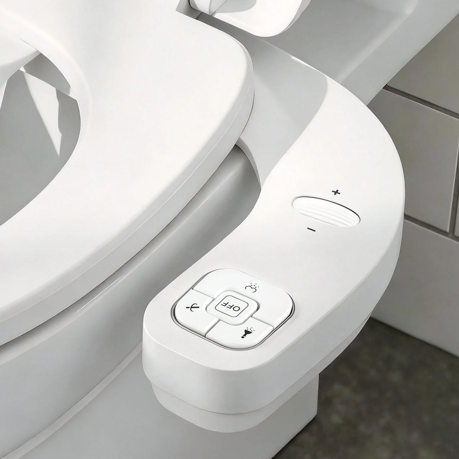 Ultra-Slim Bidet Attachment | Self-Cleaning Dual Nozzle Toilet Spray