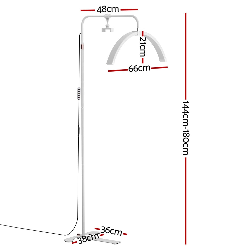 Embellir LED Beauty Light | Half Moon Lamp | Makeup Tattoo | Eyelash Extensions Salon