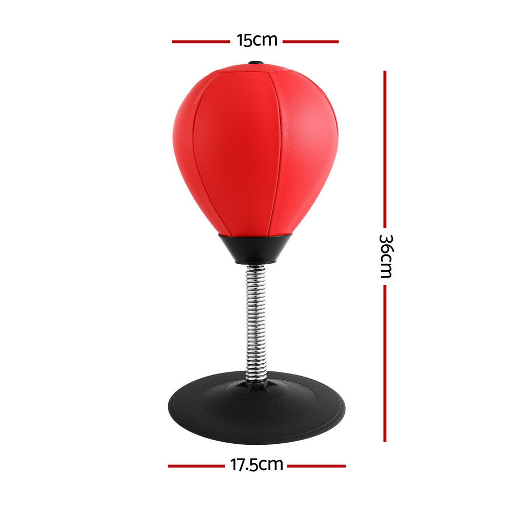 CUDDIKAJI Desktop Punching Bag - Standing Speed Ball With Suction Base For Stress Relief