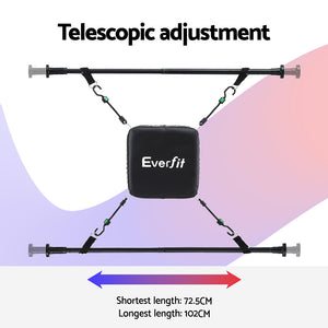 Doorway Punching Bag | Adjustable Boxing Target | Gloves Included | Black