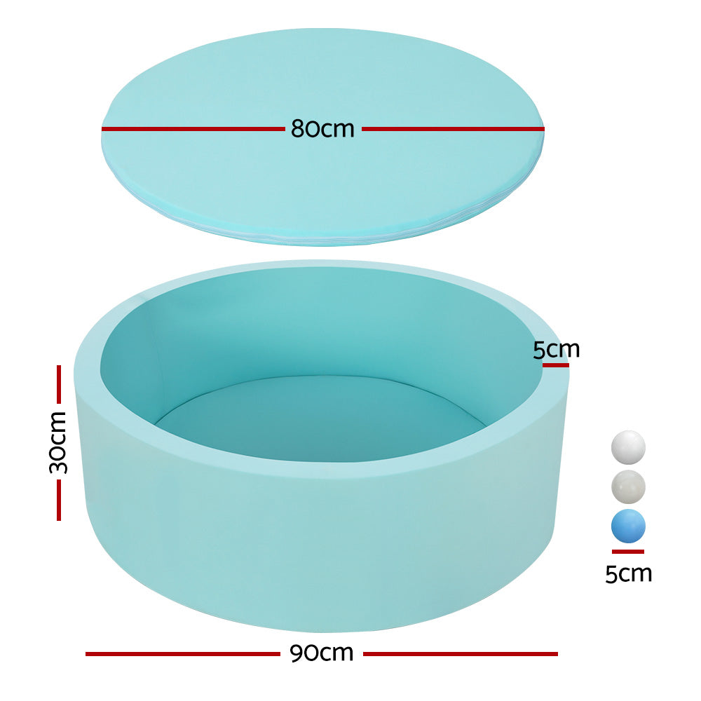 Ball Pit | 90x30cm | Ocean Foam Play Pool Barrier | Blue