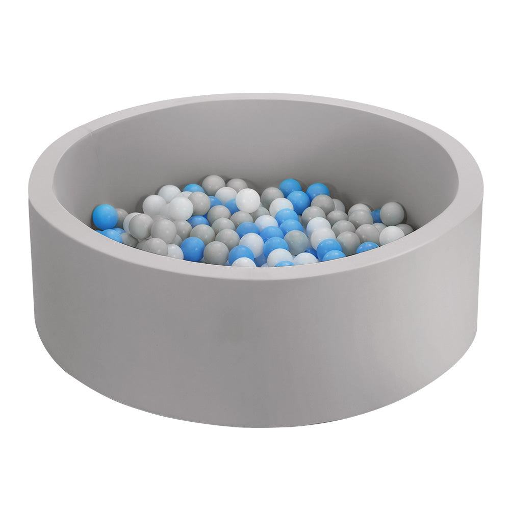 Ball Pit | 90x30cm | Ocean Foam Play Pool Barrier | Grey