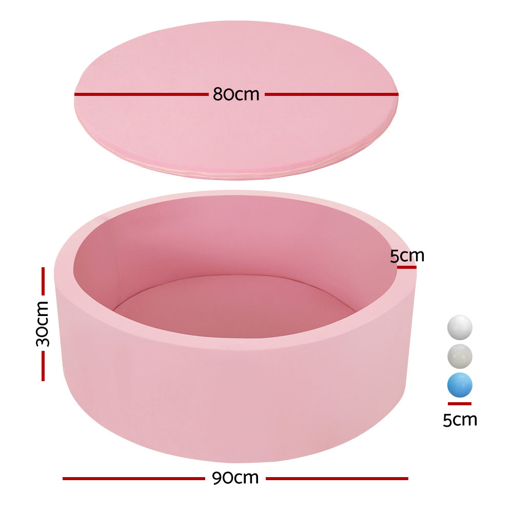 Ball Pit | 90x30cm | Ocean Foam Play Pool Barrier | Pink