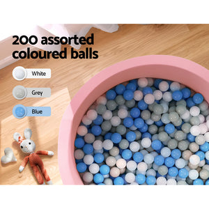 Ball Pit | 90x30cm | Ocean Foam Play Pool Barrier | Pink