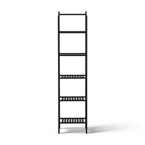 Corner Shower Caddy | 5 Tier | Floor Standing Bathroom Organiser | Black
