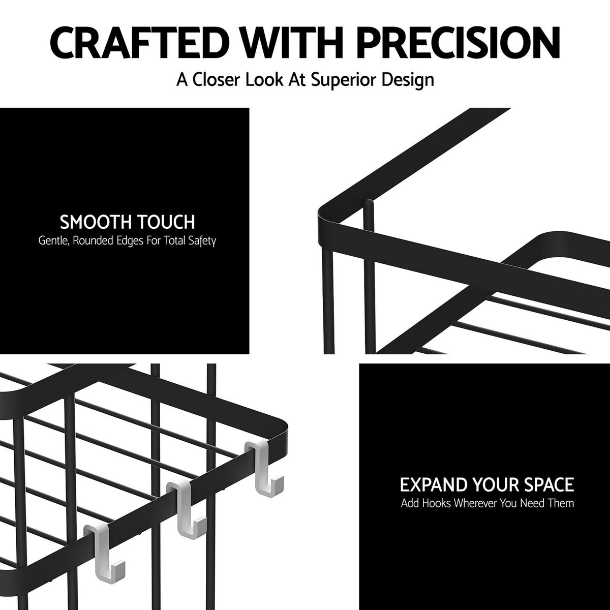 Over-Toilet Storage Rack | 2 Tier Bathroom Shelf | Organiser