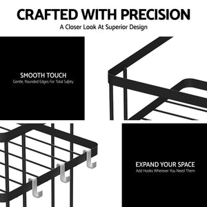 Over-Toilet Storage Rack | 2 Tier Bathroom Shelf | Organiser