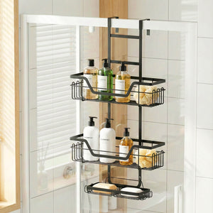 Over Door Shower Caddy | 3 Tier | Hanging Bathroom Organizer