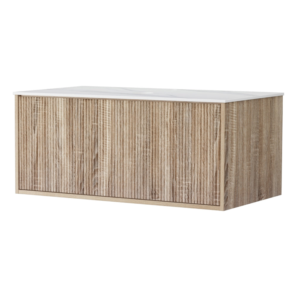 Cefito Vanity Unit | 915mm | With Basin | Oak Finish