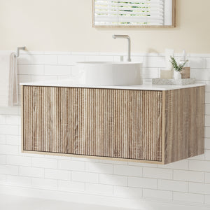 Cefito Vanity Unit | 915mm | With Basin | Oak Finish