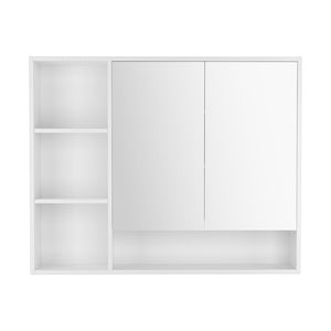 Cefito Bathroom Mirror Cabinet 100cm | Wall Mounted Vanity Storage | White Medicine Cabinet
