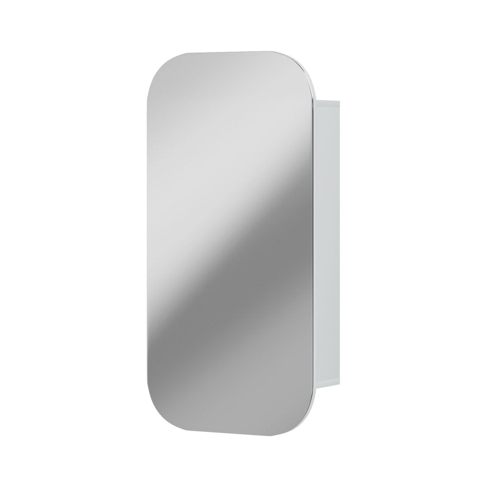 Shaving Mirror Cabinet | Arch Design | Wall Hung | 450x900mm | White