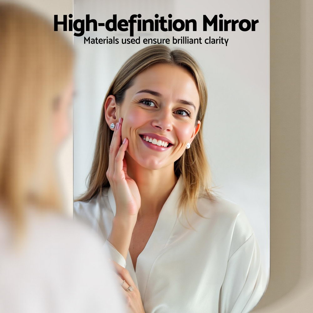 Shaving Mirror Cabinet | Arch Design | Wall Hung | 450x900mm | White