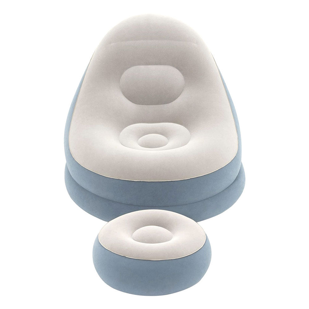 Bestway | Inflatable Air Chair | Seat Couch | Lazy Sofa Lounge Ottoman | Purple/Blue