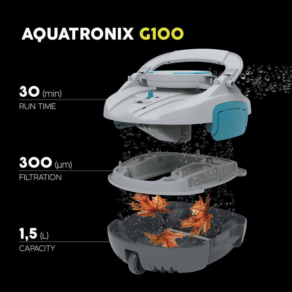 Robotic Pool Cleaner | Cordless Automatic Vacuum for Pool Floors