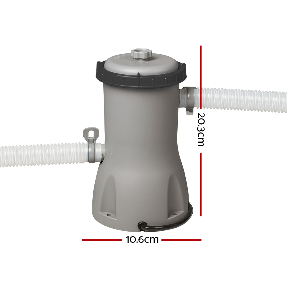 Bestway Pool Pump Cartridge Filter | 800GPH | 3028L/H | Flowclear Pool Cleaner