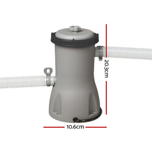 Bestway Pool Pump Cartridge Filter | 800GPH | 3028L/H | Flowclear Pool Cleaner