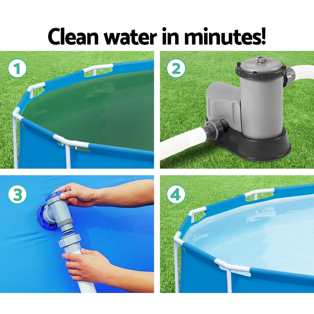 Bestway Pool Pump Cartridge Filter | 1500GPH | 5678L/H | Flowclear Pool Cleaner
