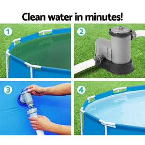 Bestway Pool Pump Cartridge Filter | 1500GPH | 5678L/H | Flowclear Pool Cleaner