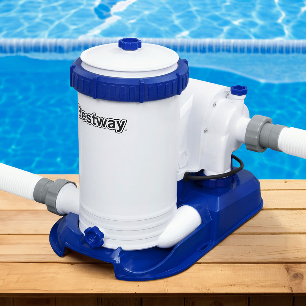 Bestway Pool Pump Cartridge Filter | 2500GPH | 9463L/H | Flowclear Pool Cleaner
