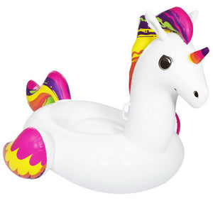 Unicorn Pool Float | Inflatable Ride-On Lounger | 224x156cm
