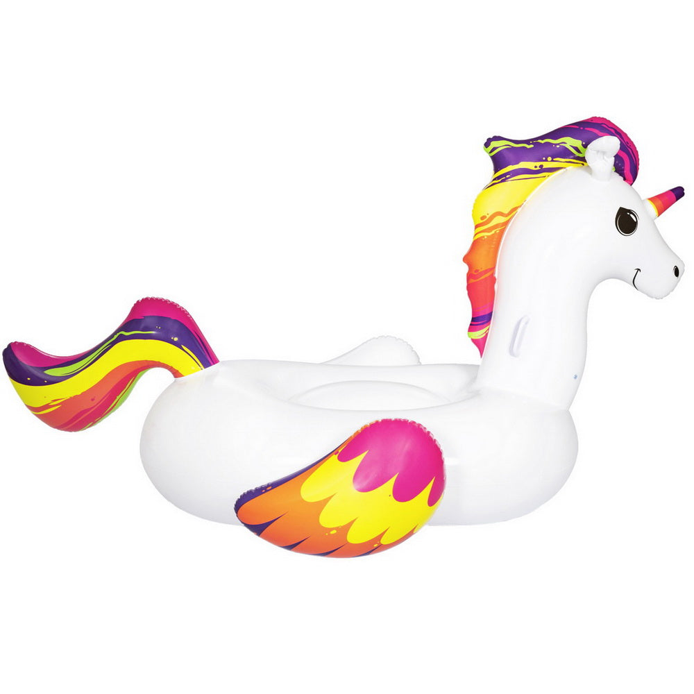 Unicorn Pool Float | Inflatable Ride-On Lounger | 224x156cm