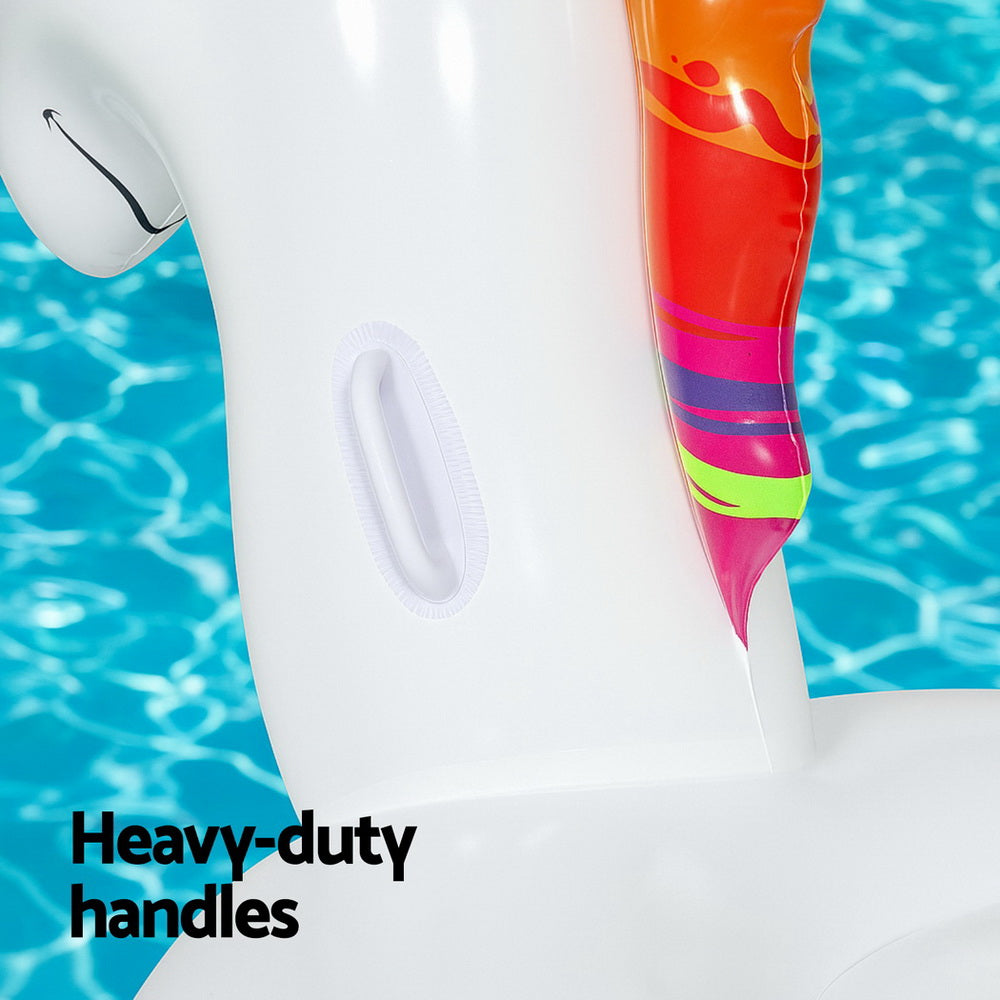 Unicorn Pool Float | Inflatable Ride-On Lounger | 224x156cm