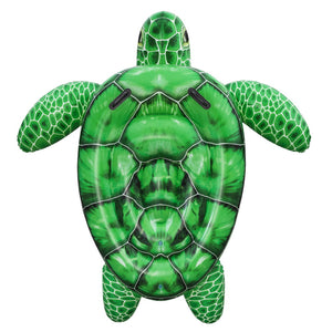 Turtle Pool Float | Inflatable Ride-On Lounger | 153x140cm