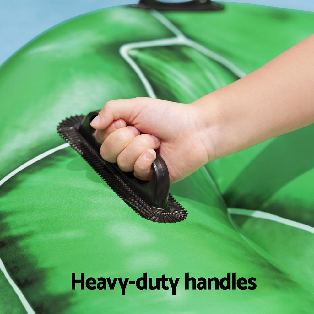 Turtle Pool Float | Inflatable Ride-On Lounger | 153x140cm