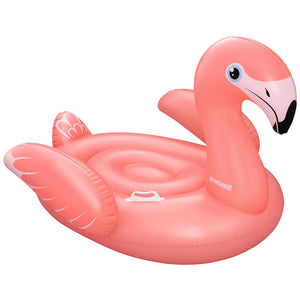 Flamingo Pool Float | Inflatable Ride-On Lounger | 148x127cm