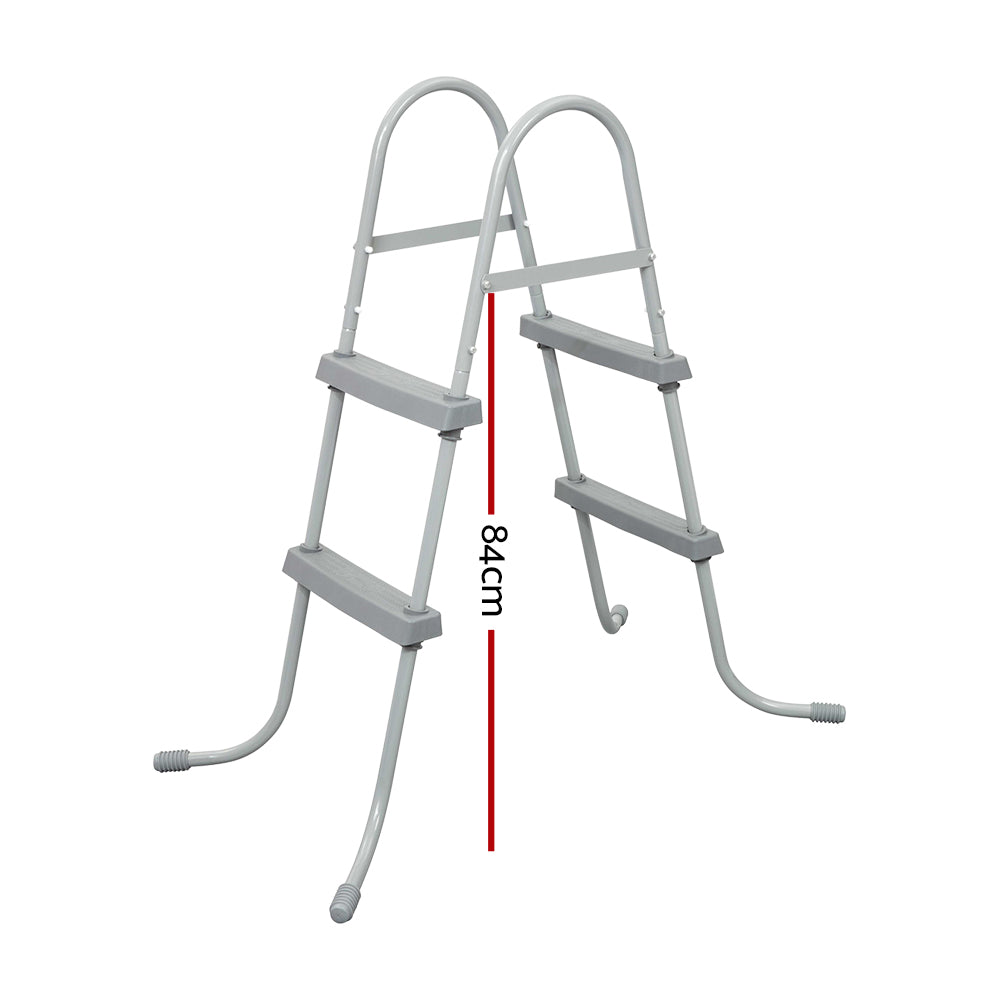 Pool Ladder | 84cm | 2 Step | Above Ground Swimming Pools | Removable Steps | Stairs