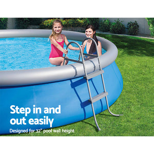 Pool Ladder | 84cm | 2 Step | Above Ground Swimming Pools | Removable Steps | Stairs