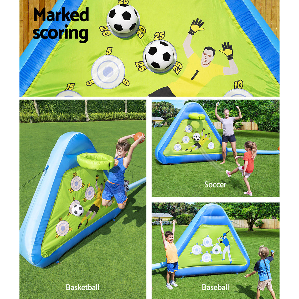 Bestway Kids Inflatable Soccer Basketball | Outdoor Play Board | Inflated Sport