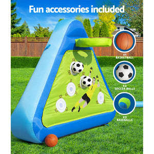 Bestway Kids Inflatable Soccer Basketball | Outdoor Play Board | Inflated Sport