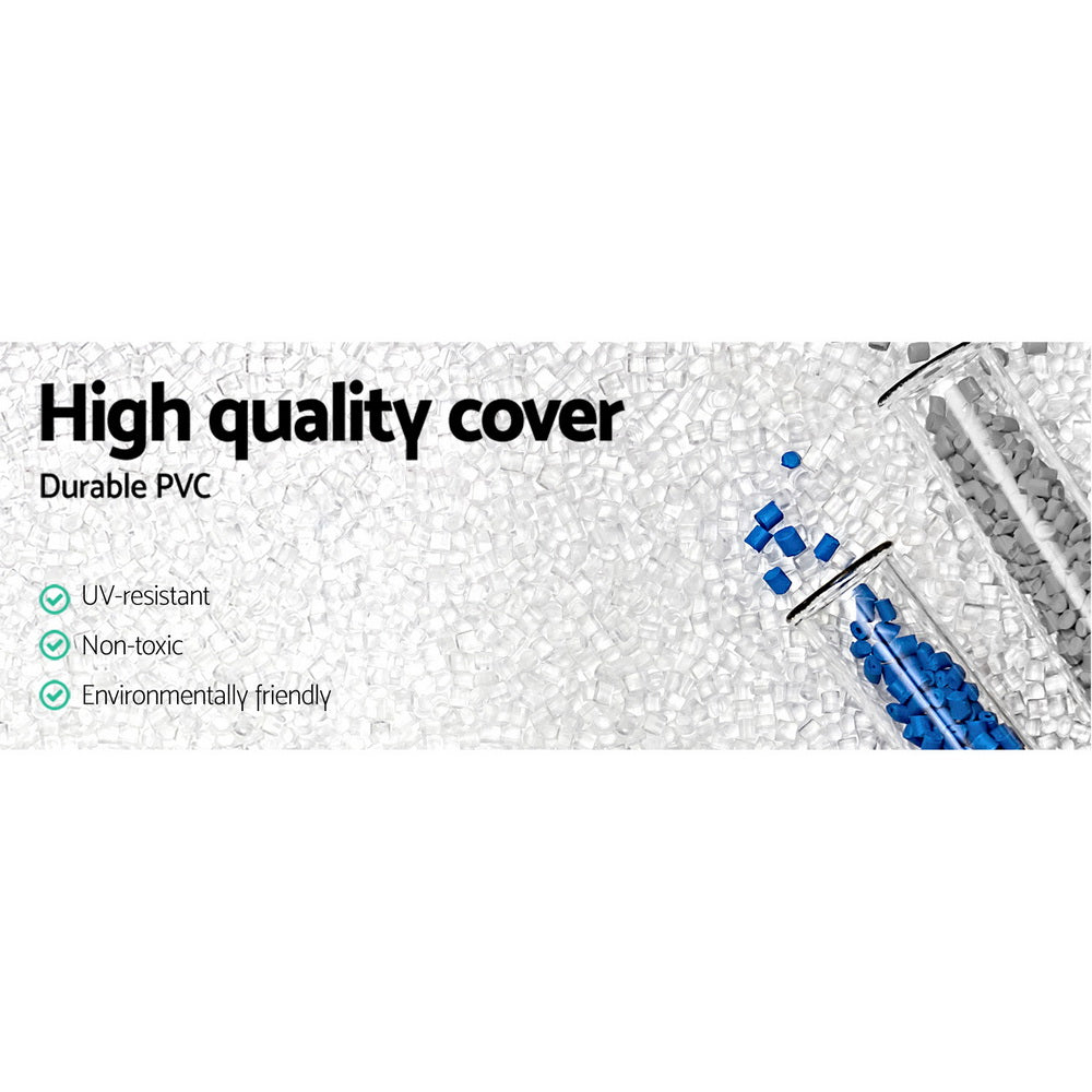 Pool Cover | Fits 3.66m/12ft | Round Swimming Pool | PVC Blanket | 3.7m