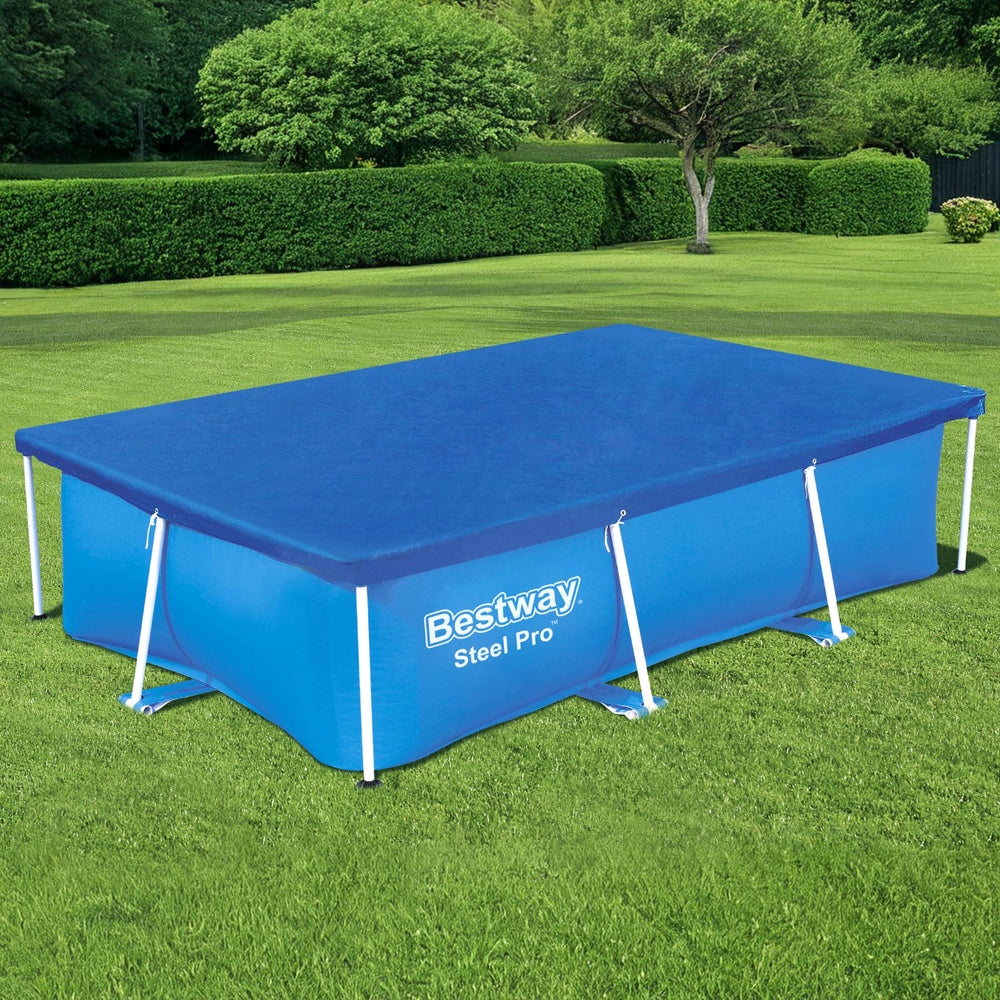 Pool Cover 264x174cm | Rectangle PE Shelter | Fits 259x170cm Pools