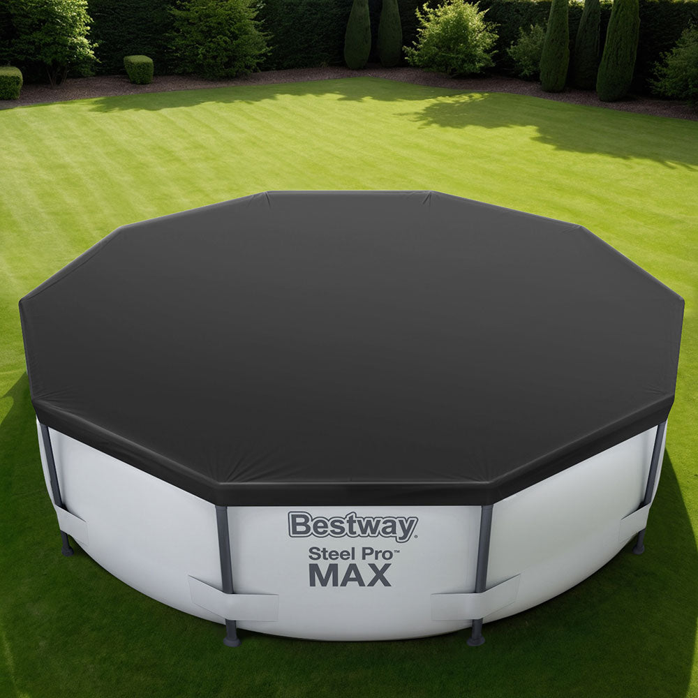 Bestway | Pool Cover | Fits 3.05m Round | Above Ground | Swimming Pool | PVC Blanket