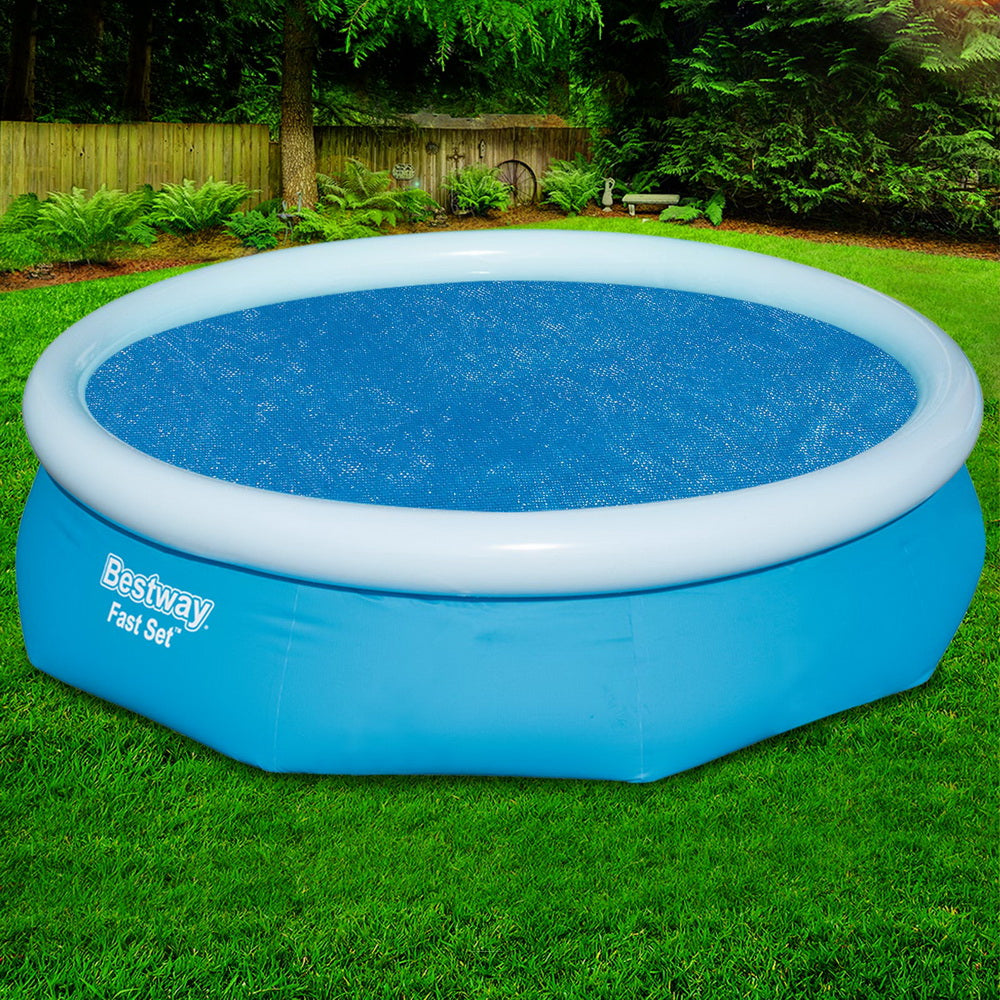 Pool Cover | Fits 3.05m/10ft | Round Swimming Pool | PVC Blanket | 2.89m