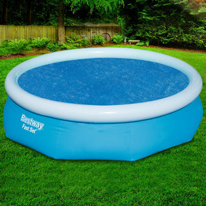 Pool Cover | Fits 3.05m/10ft | Round Swimming Pool | PVC Blanket | 2.89m