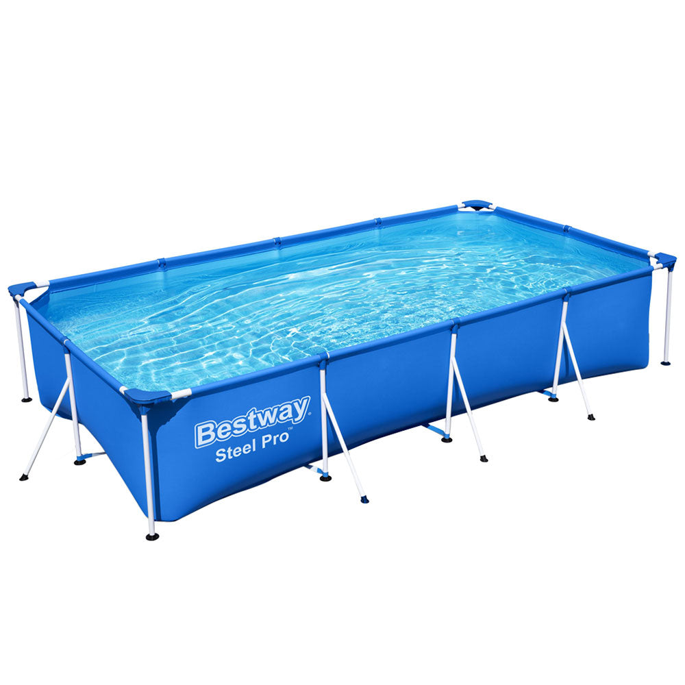 Swimming Pool | 400x211x81cm | Steel Frame Above Ground Pool | 5700L