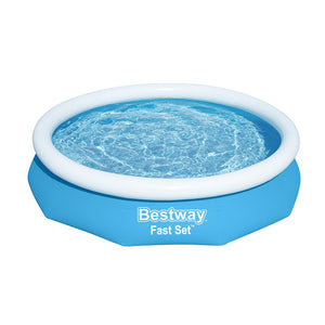 Swimming Pool | 305x66cm | Above Ground Round Inflatable Pools w/Filter Pump | 3200L