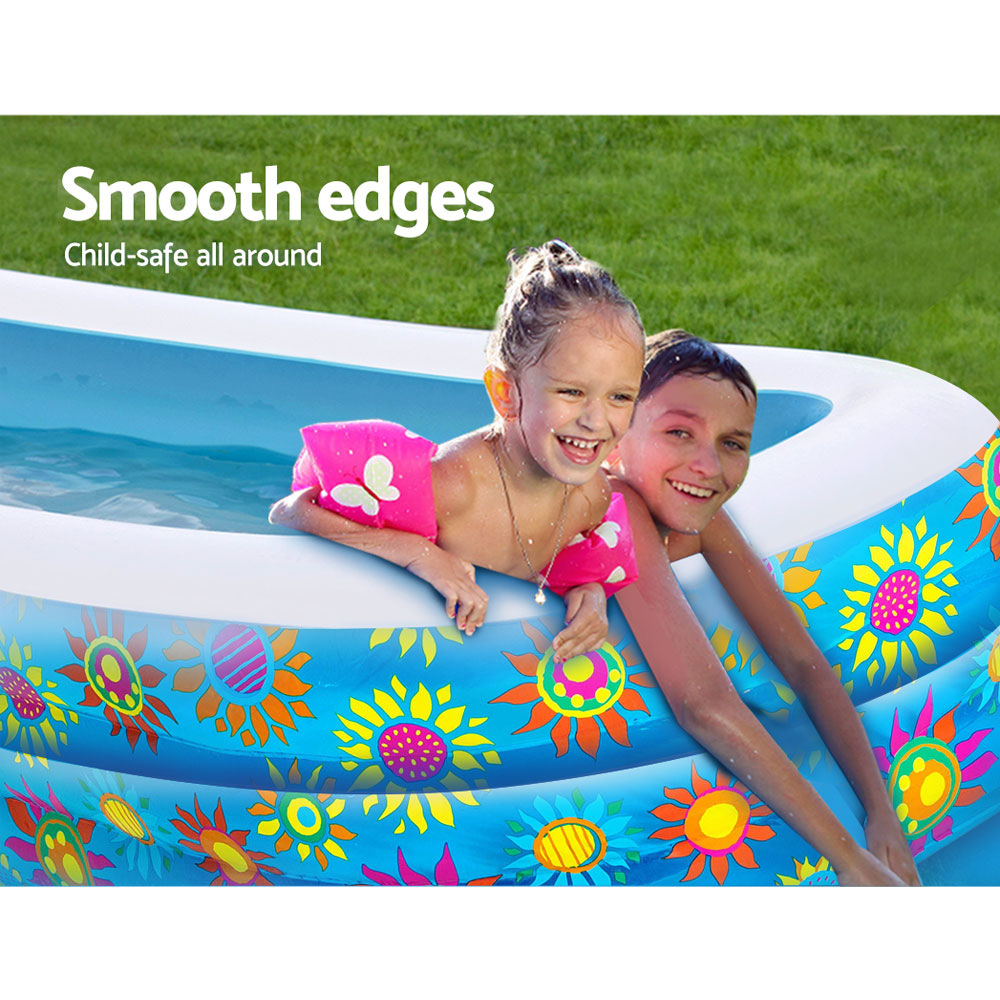 Kids Pool | 305x183x56cm | Inflatable Above Ground Swimming Pools | 1161L