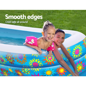 Kids Pool | 305x183x56cm | Inflatable Above Ground Swimming Pools | 1161L