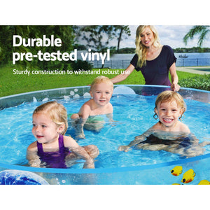 Bestway Kids Pool | 183x38cm | Round Above Ground Rigid Swimming Pool | Undersea | 946L