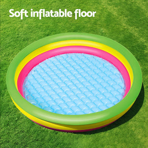 Bestway | Kids Inflatable Pool | Above Ground Round | Splash Pool | 102x102x25cm