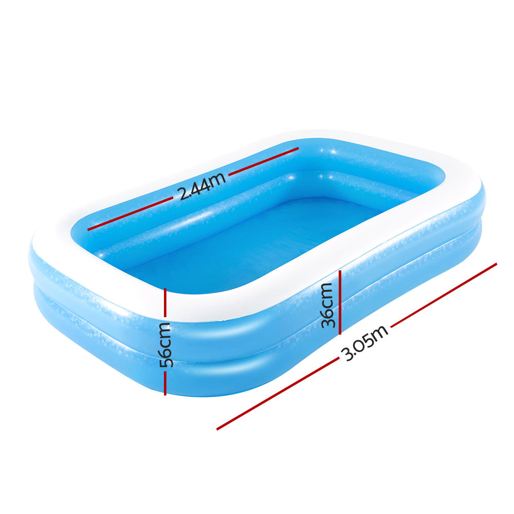 Kids Pool | 262x175x51cm | Inflatable Above Ground Swimming Pools | 778L